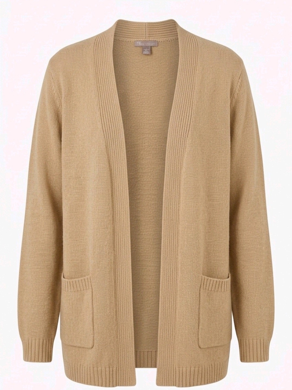 White Stag Open-Front Tan Cardigan Size XXL